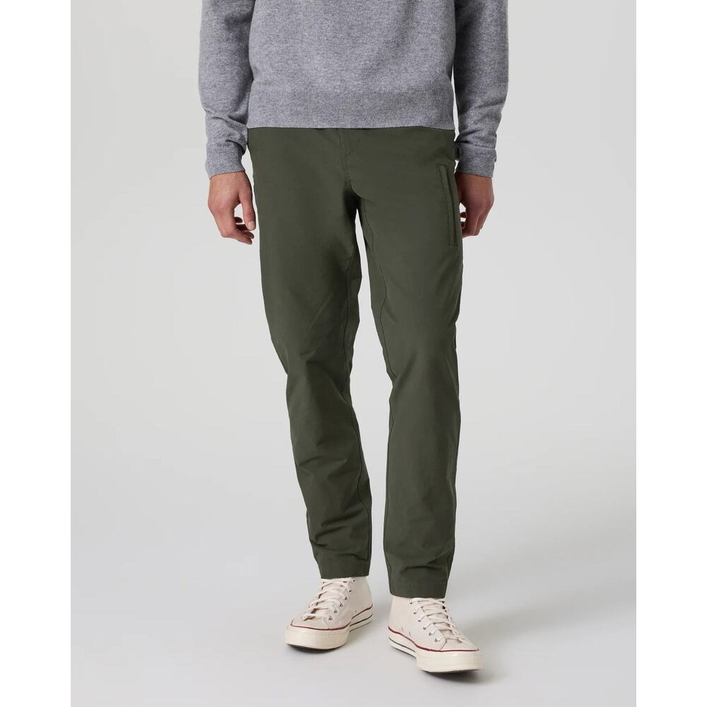 Vuori Barren Explorer Rugged Classic Fit Kale Green Tapered Pants XL NWOT Chino